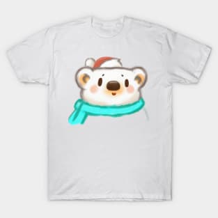 Cute Polar Bear Drawing T-Shirt